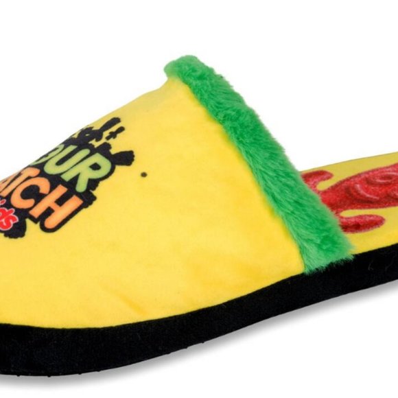 Sour Patch Fuzzy Slippers Christmas Gift - Picture 2 of 4